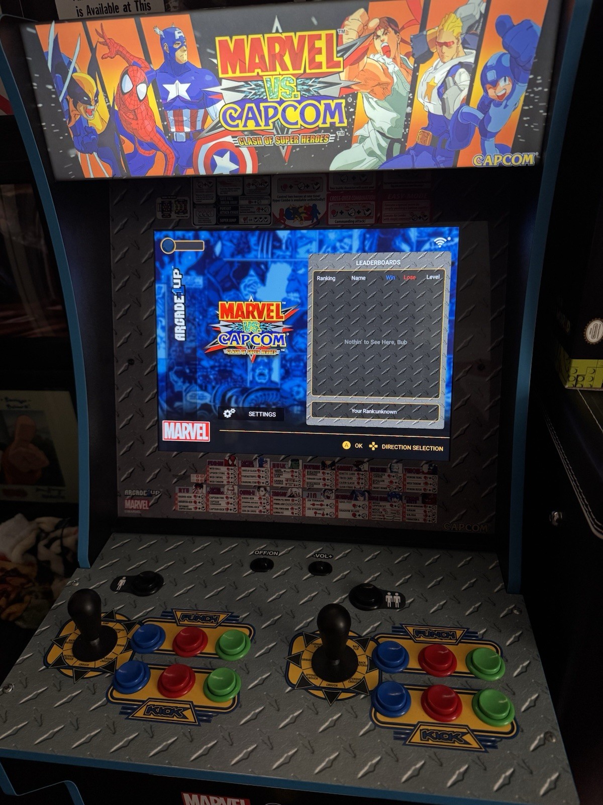 Arcade1Up Marvel vs. Capcom Clash of Super Heroes Arcade Machine PICKUP ONLY