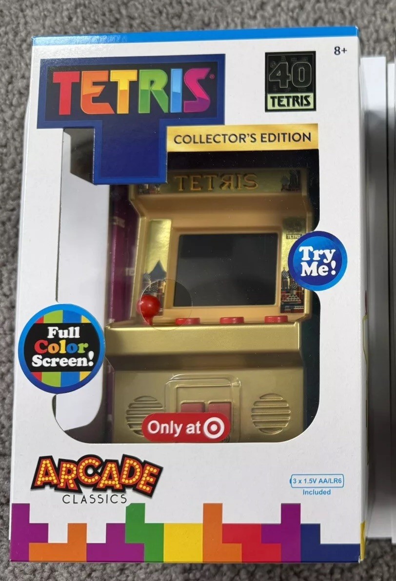RARE Tetris 40 Collector’s Edition Gold Arcade Classics Brand New & Sealed!!!