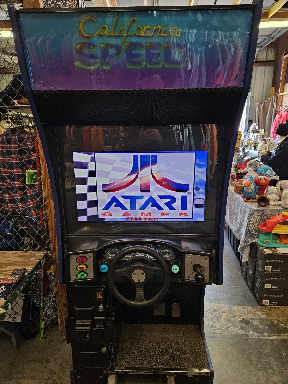 Atari California Speed Arcade Game Logic Board 1998 PCB