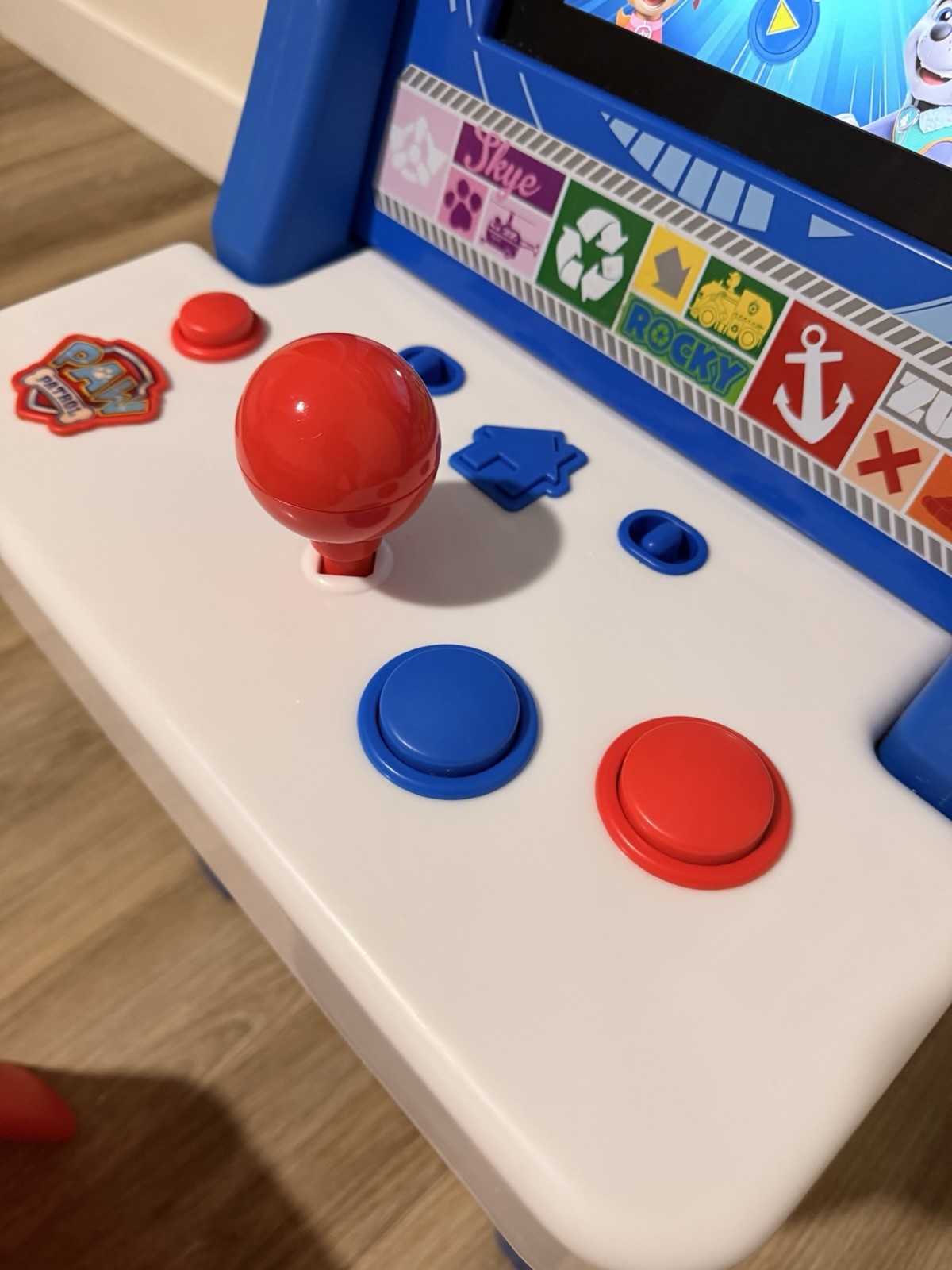 ARCADE 1UP PAW PATROL JR ARCADE GAME W/STOOL – EXCELLENT CONDITION! 🐶🚓🔥