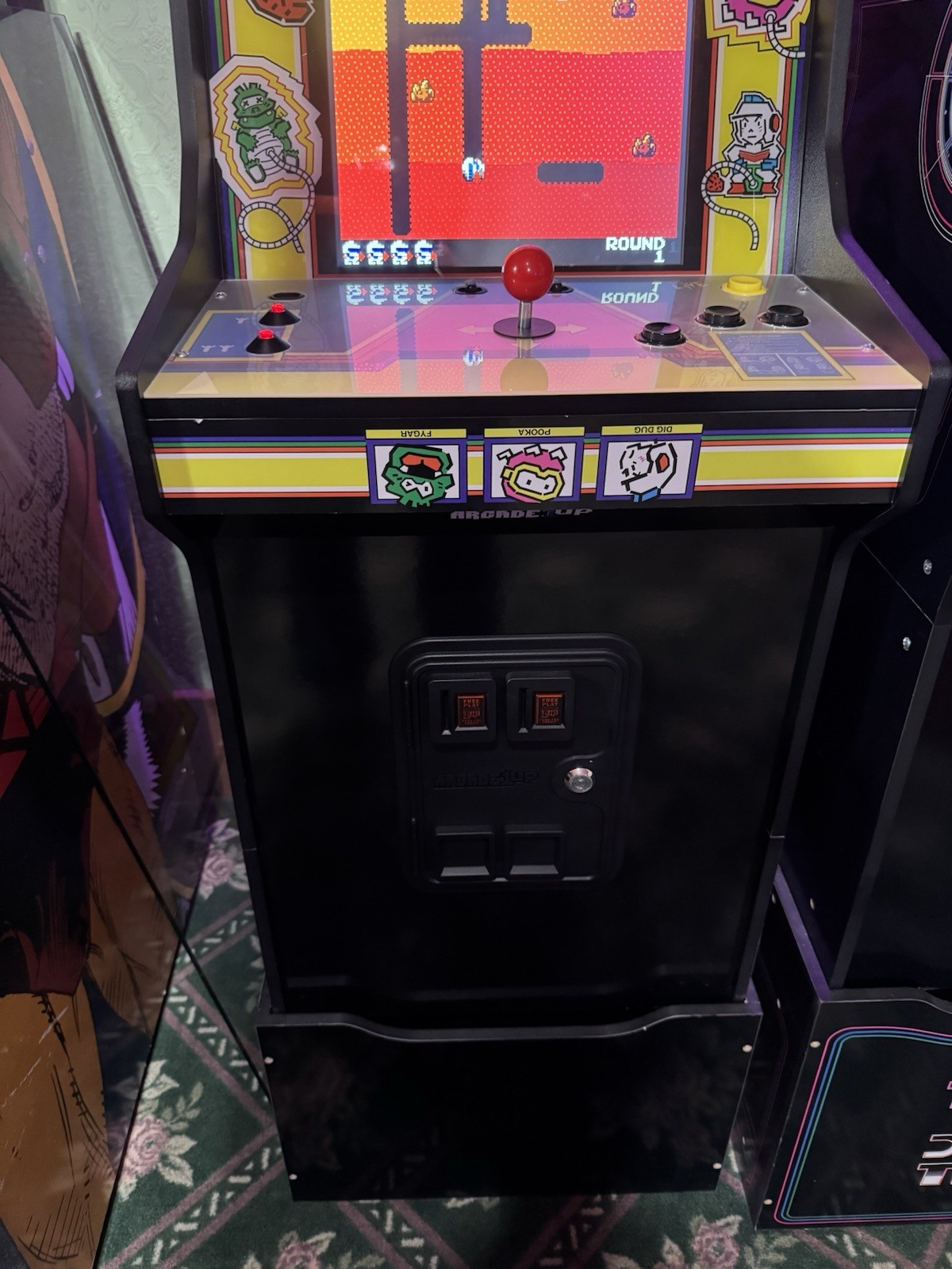 Arcade1Up Dig Dug Bandai Namco Legacy Edition Arcade/Riser Free Ship See Detail
