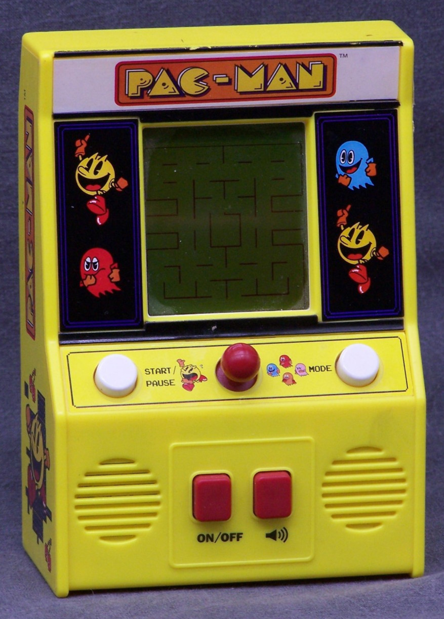 Vintage 1983 Pac-Man Hand Held Mini Arcade Style Game Bandai Namco 09521 Tested