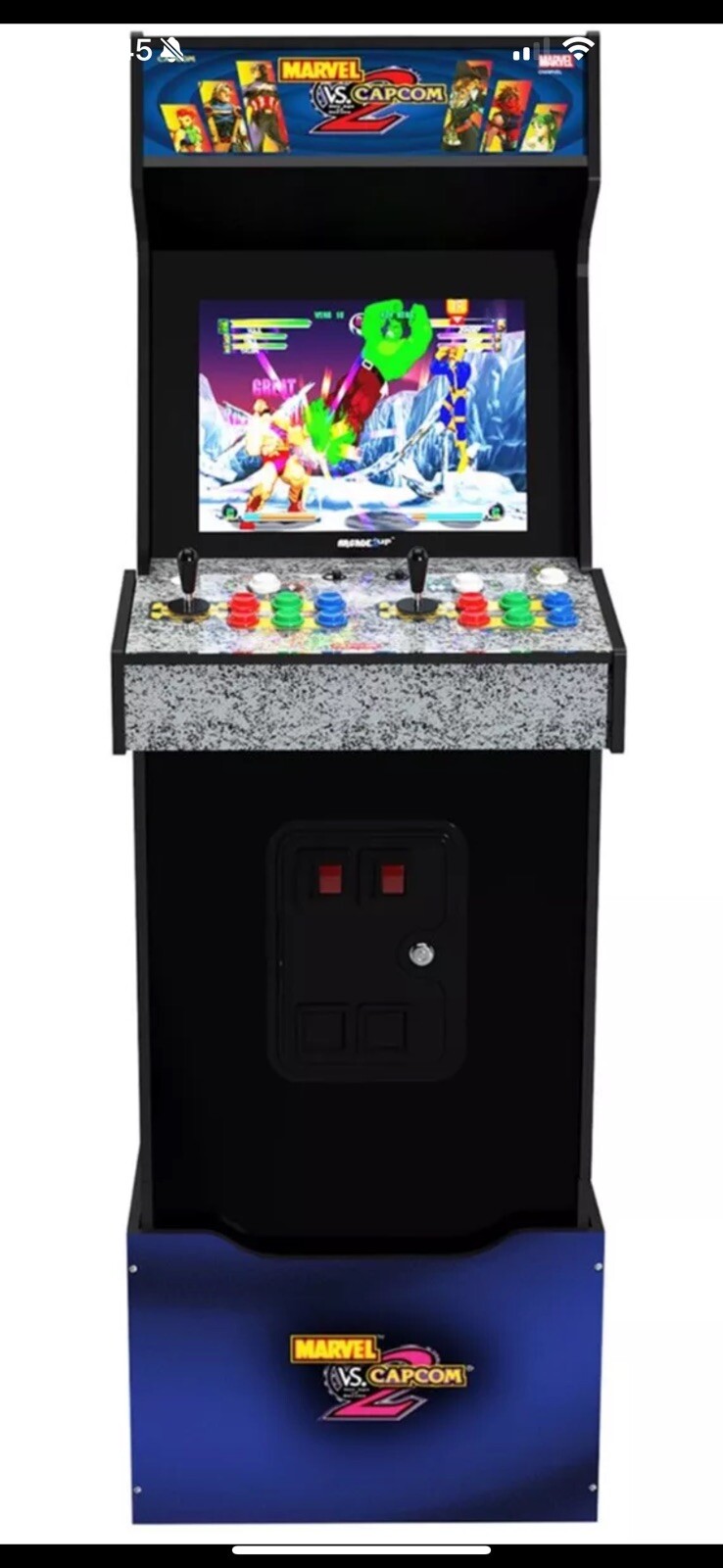 Arcade1up Marvel vs Capcom 2 Standing Arcade Cabinet – Great Condition!