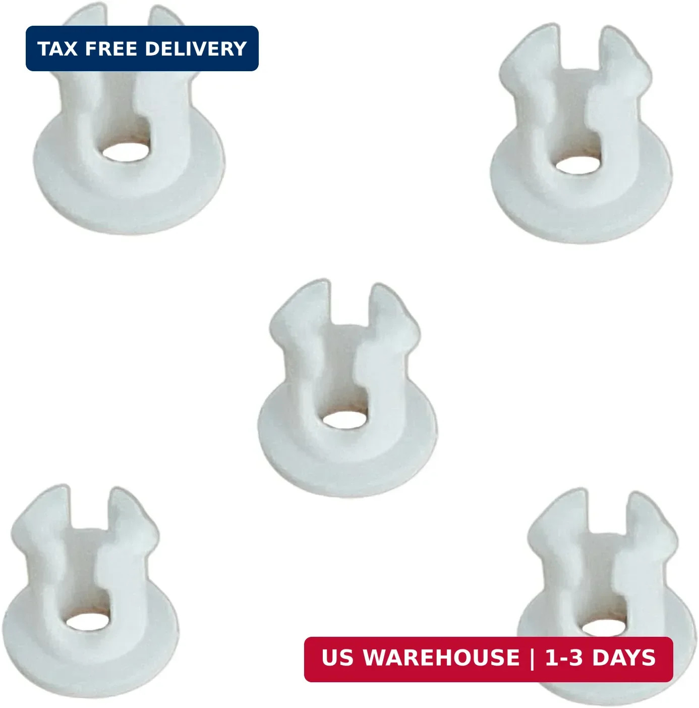 25-158-08-S Bushing Linkage Retaining for Engine,White(10 Pcs)