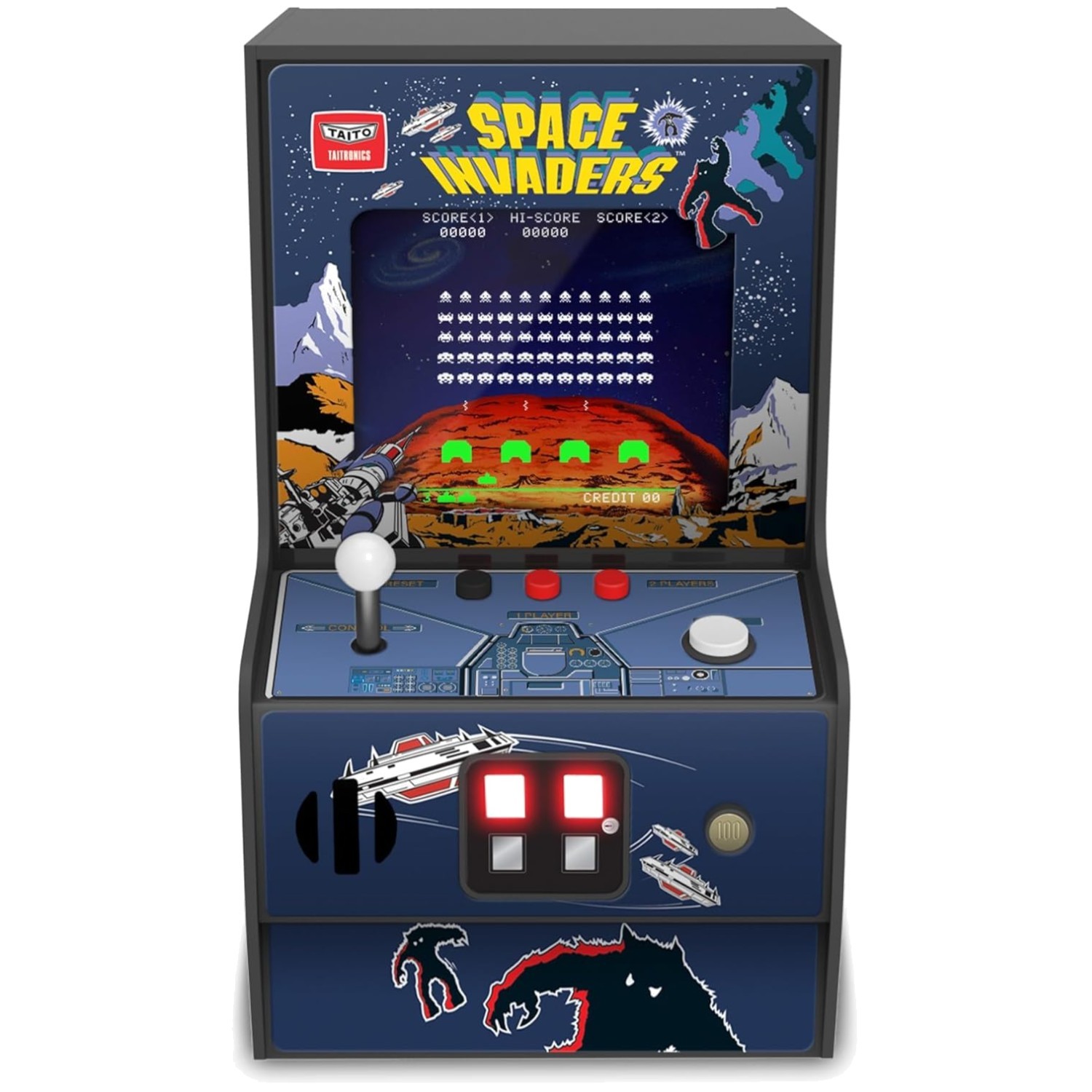 Space Invaders Mini Arcade: Playable Game, 6.75″