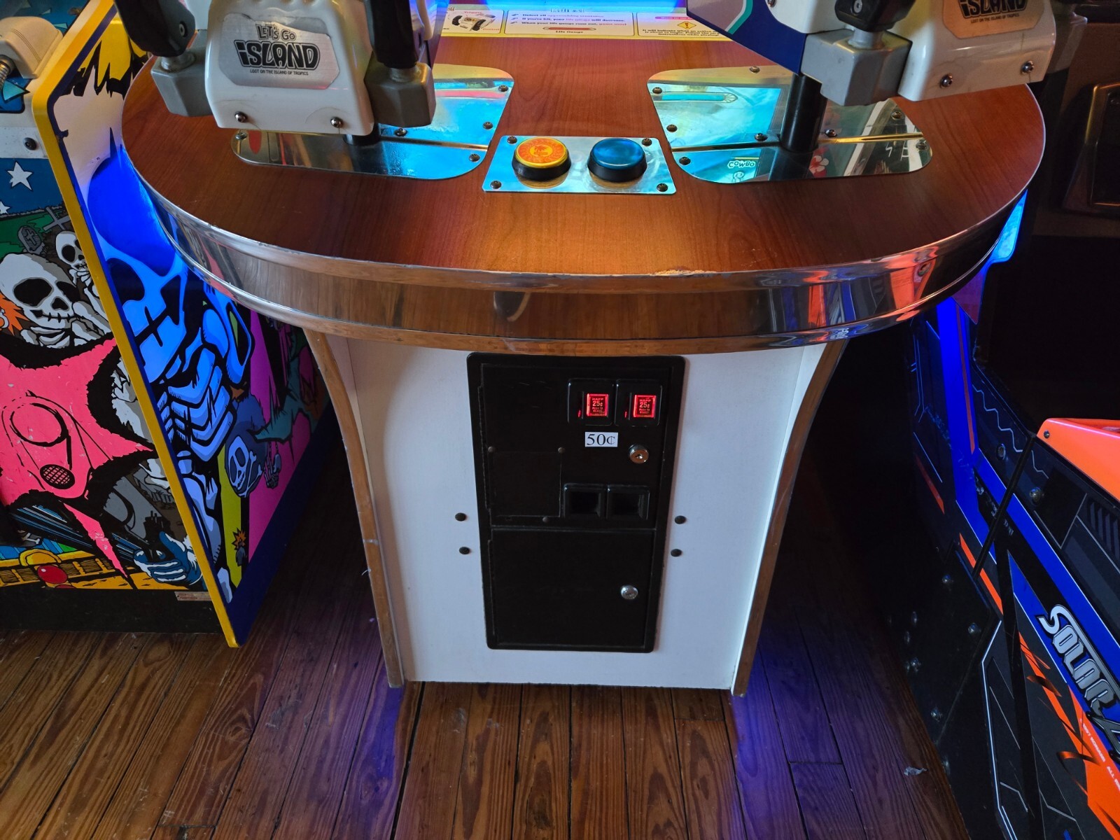 Rare smaller 2010 Sega LET’S GO ISLAND video arcade gun game – FREE SHIPPING