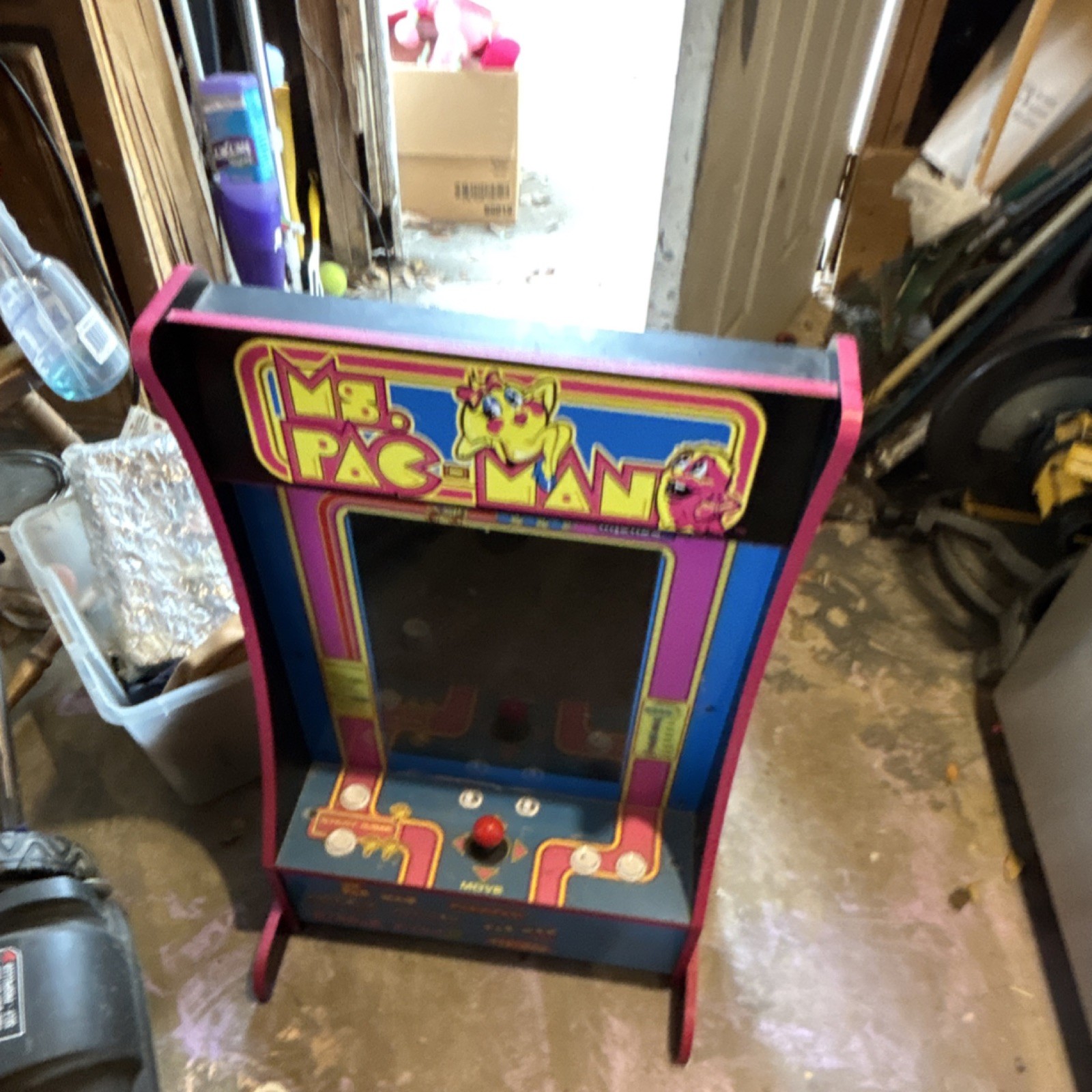 Arcade1up Ms. Pac-Man Arcade Machine 2020 w/ Super Pac-Man, Dig Dug, Pac & Pal