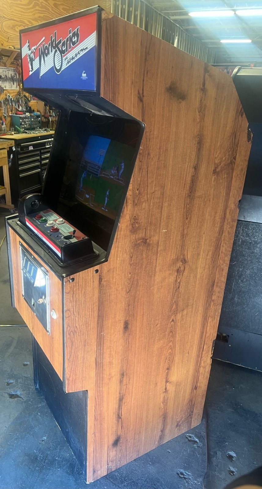 WORLD SERIES BASEBALL ARCADE MACHINE by CINEMATRONICS 1985 (Excellent) *RARE*