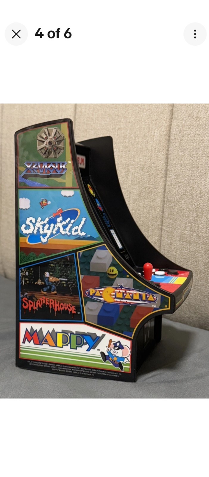 Namco Museum Mini My Arcade Table Top Arcade Game with Multiple Games