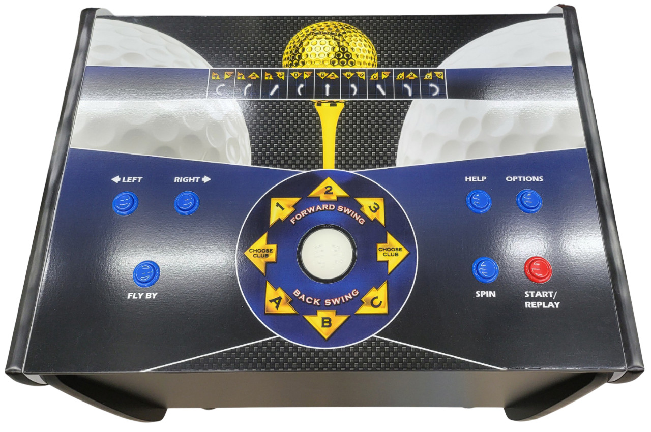 GOLDEN TEE 2026 Golf NEW Pedestal Cabinet Arcade Sports Game Fore! 40″ LCD (#2)