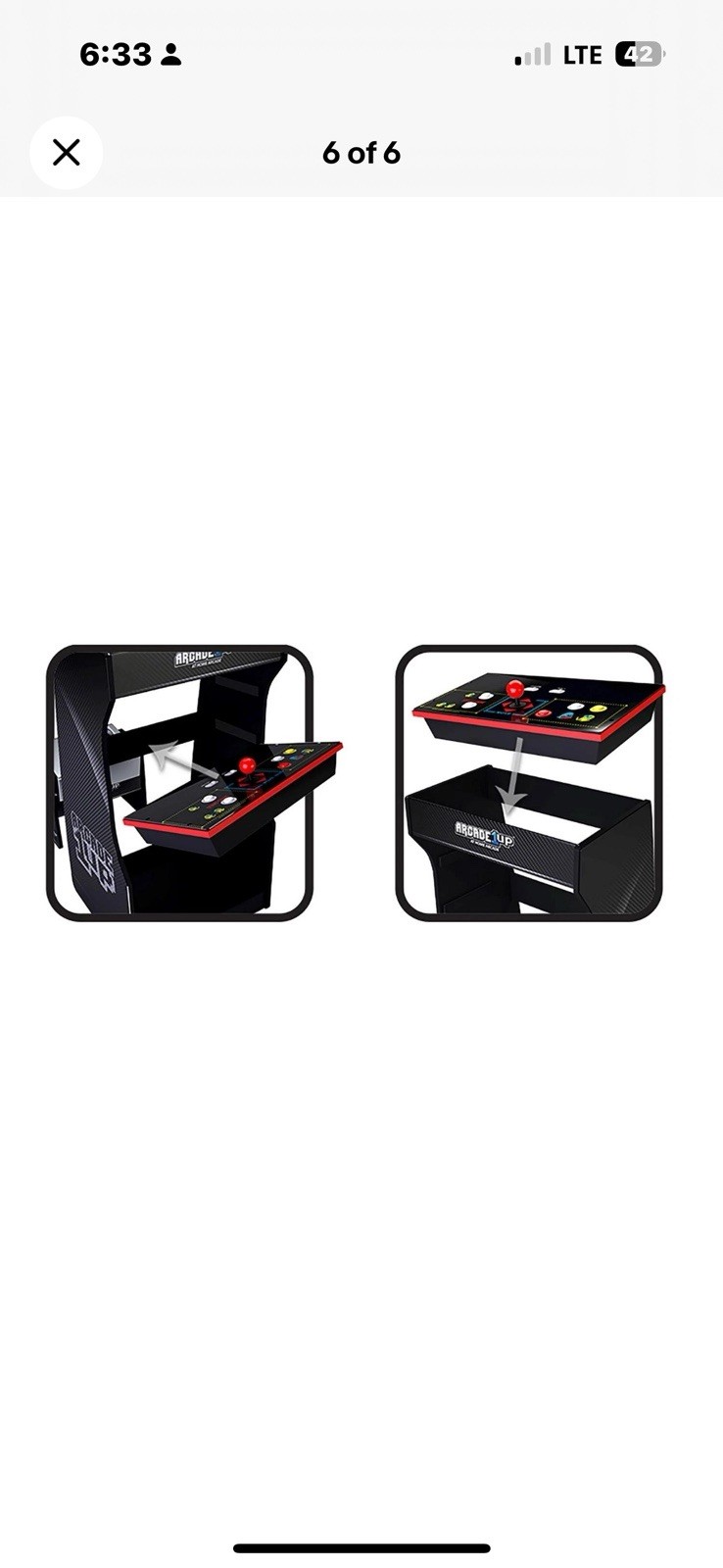 Multi Game Projector Arcade With Pac-Man Deck Included Interchangable Controler