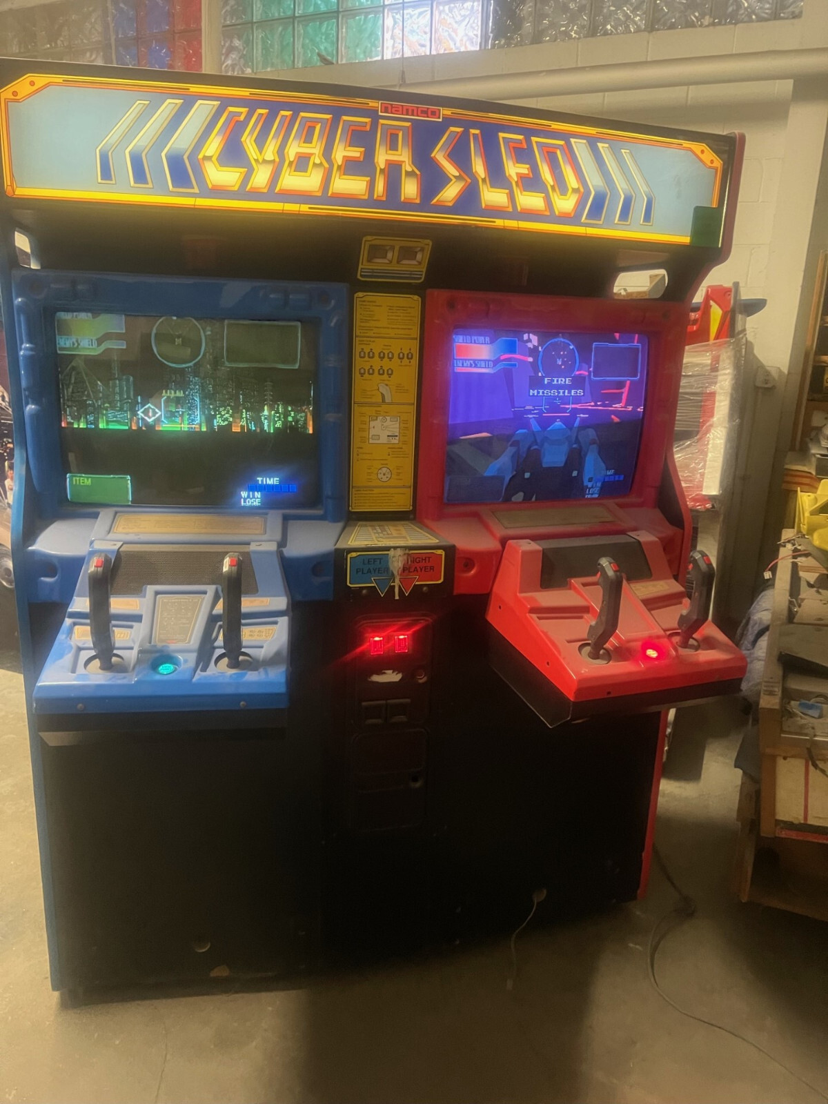 CYBER SLED ARCADE MACHINE by NAMCO (Excellent Condition) *RARE*