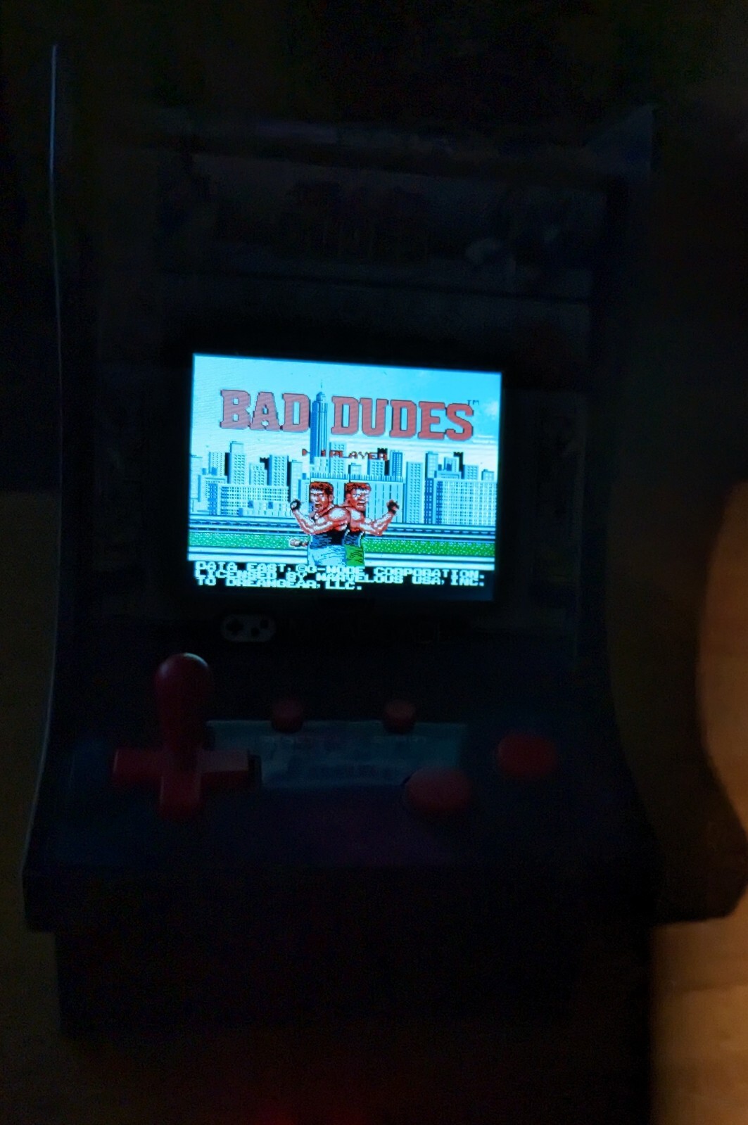 My Arcade Data East Bad Dudes, mini table top arcade game