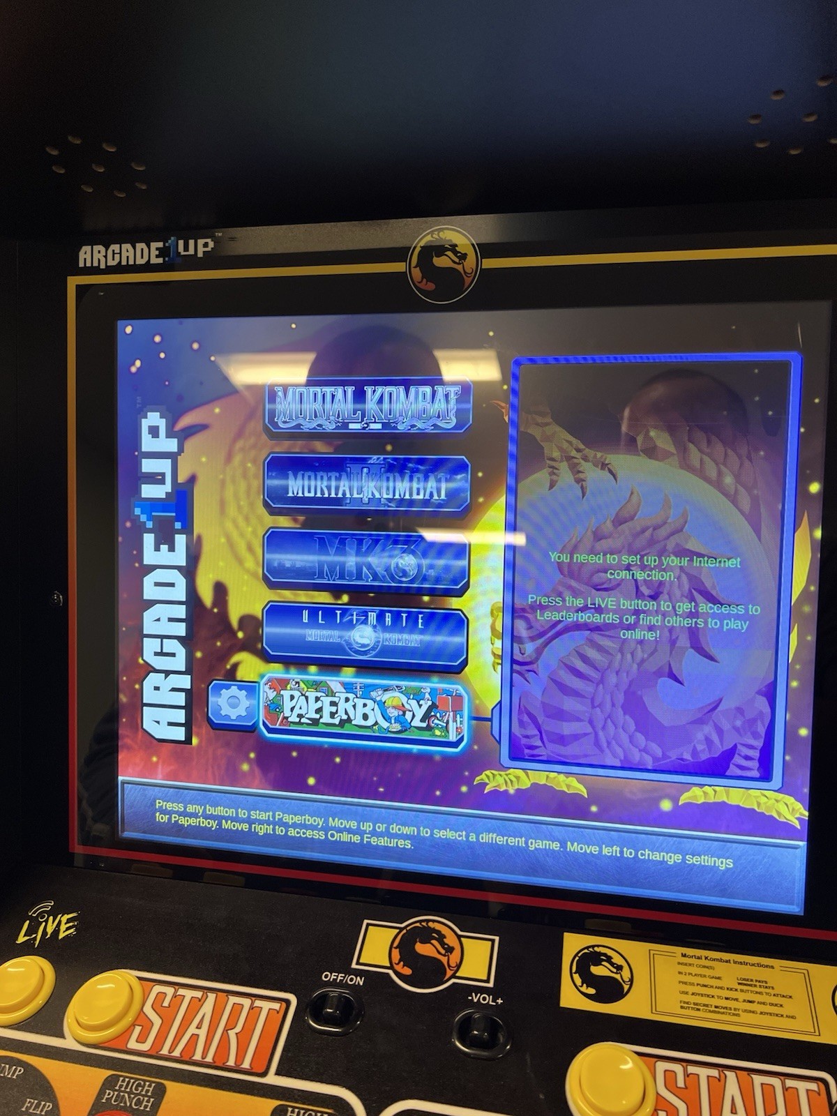 Arcade1Up Mortal Kombat Arcade Machine, Midway Legacy 30th Anniversary Edition