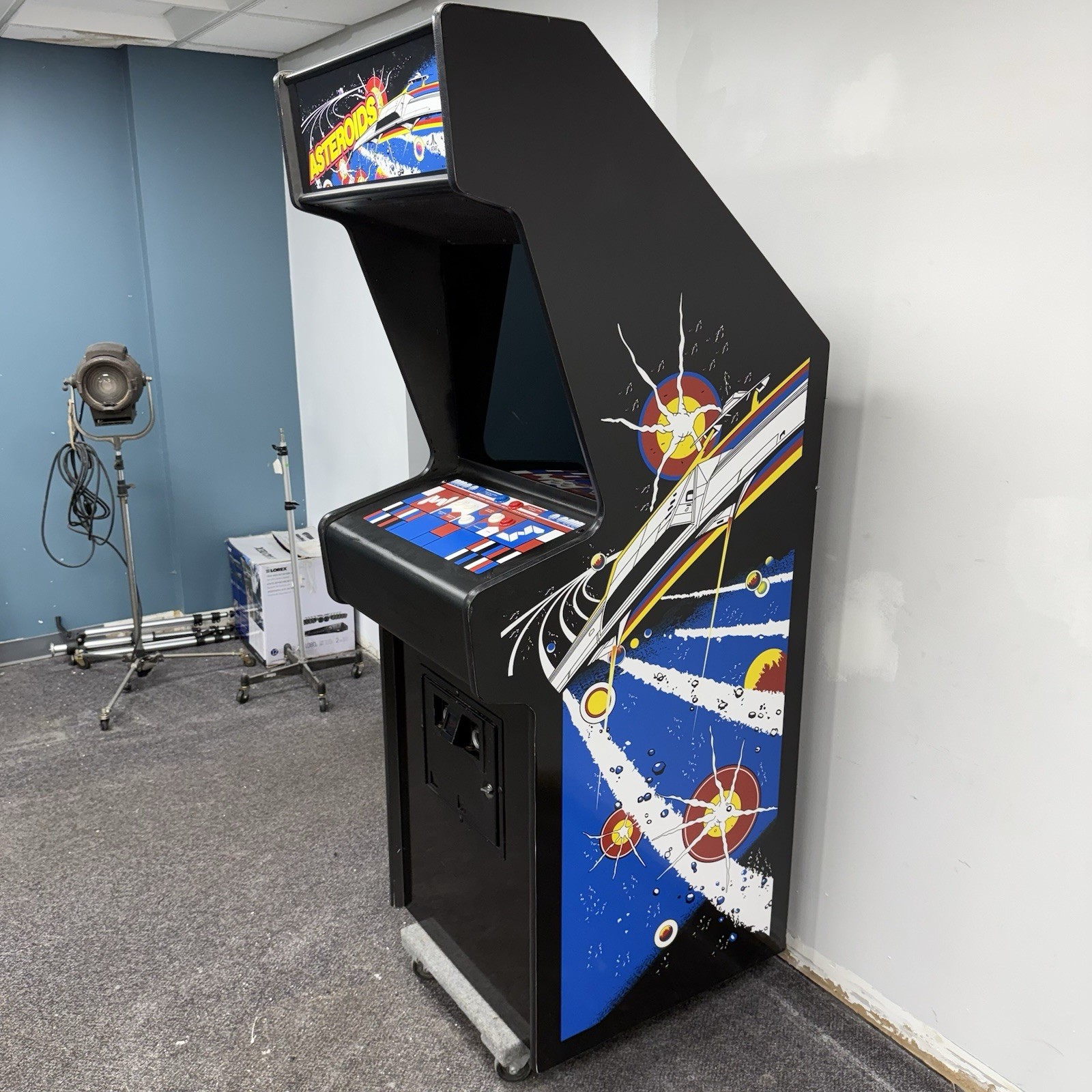 Original ASTEROIDS Atari COIN-OP CLASSIC Arcade Video Game Needs Internal Board