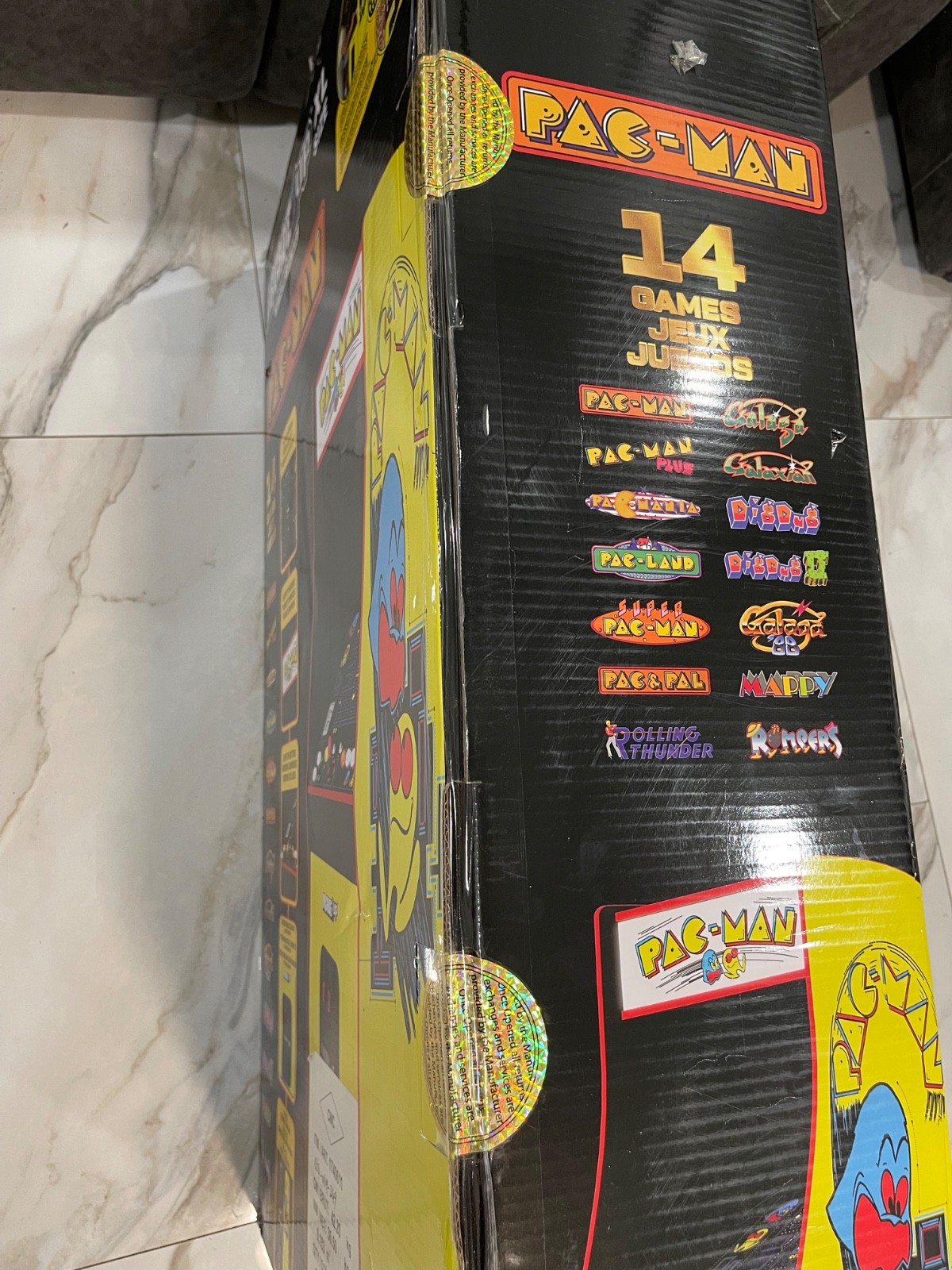 Limited Edition Arcade1Up XL PAC-MAN Cabinet – 14 Games – NEW – SEALED – RARE