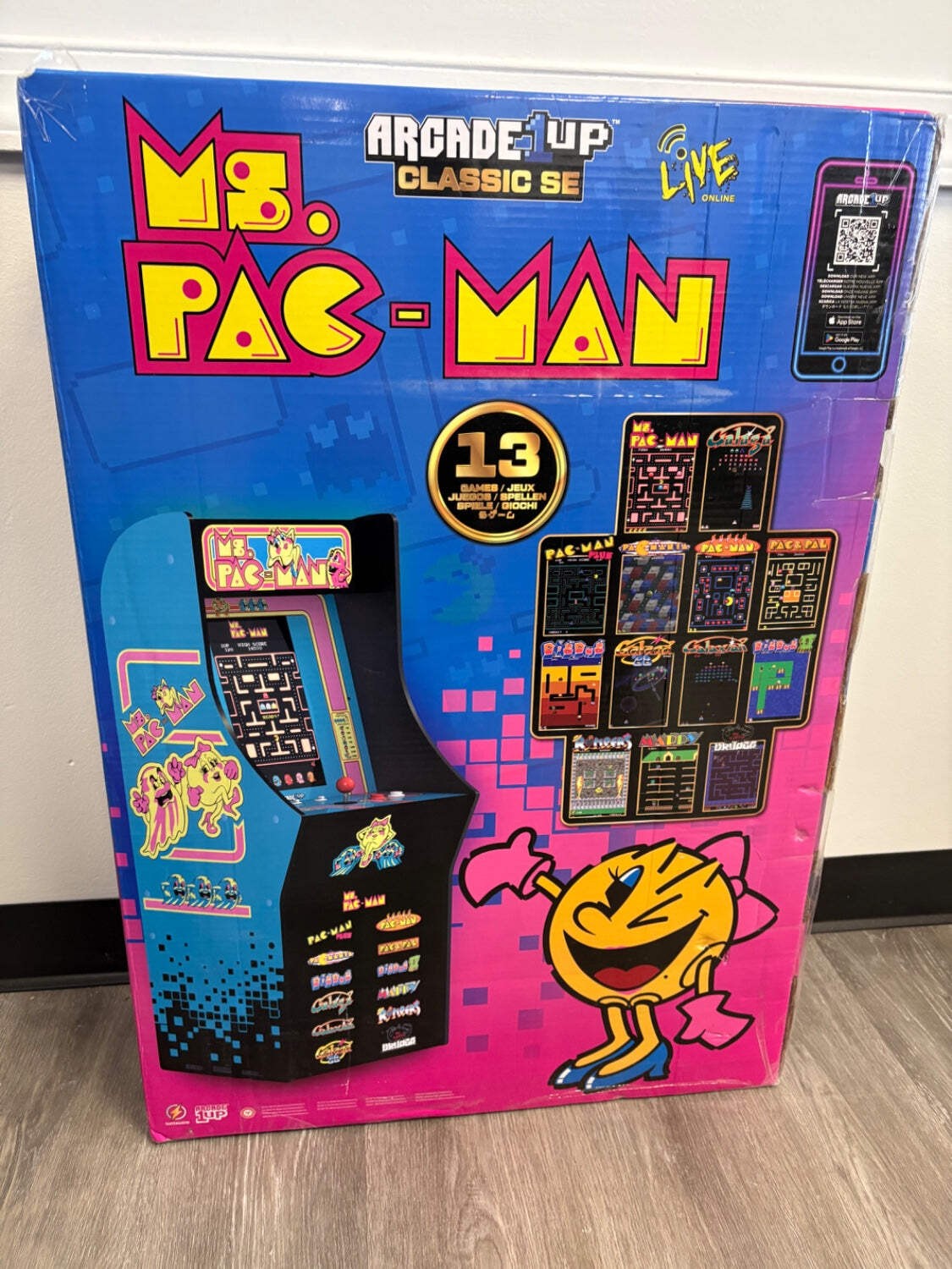 Arcade1Up Classic SE Ms. Pac-Man Arcade Machine