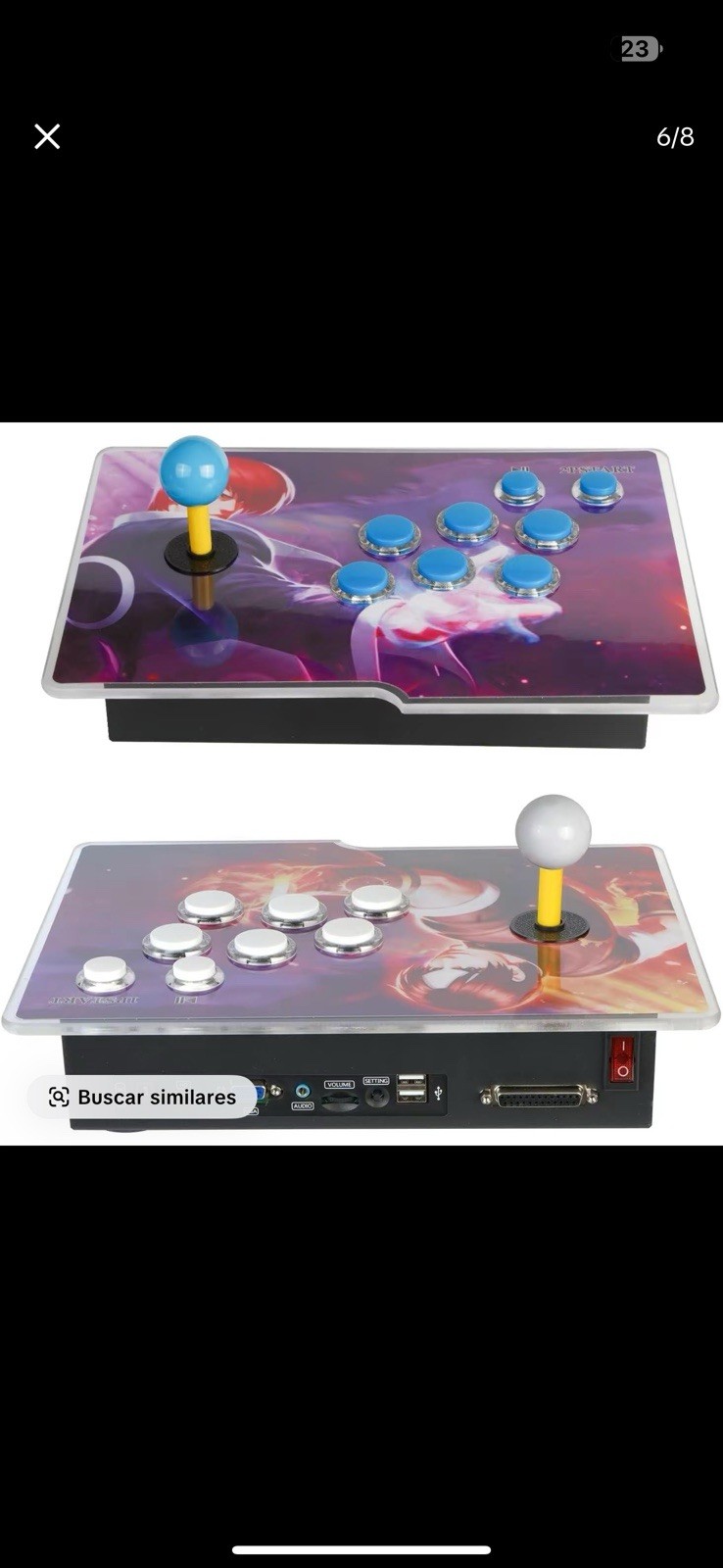 Pandora Box Retro Video Game Double Stick Arcade Console with 10000 Games in 1