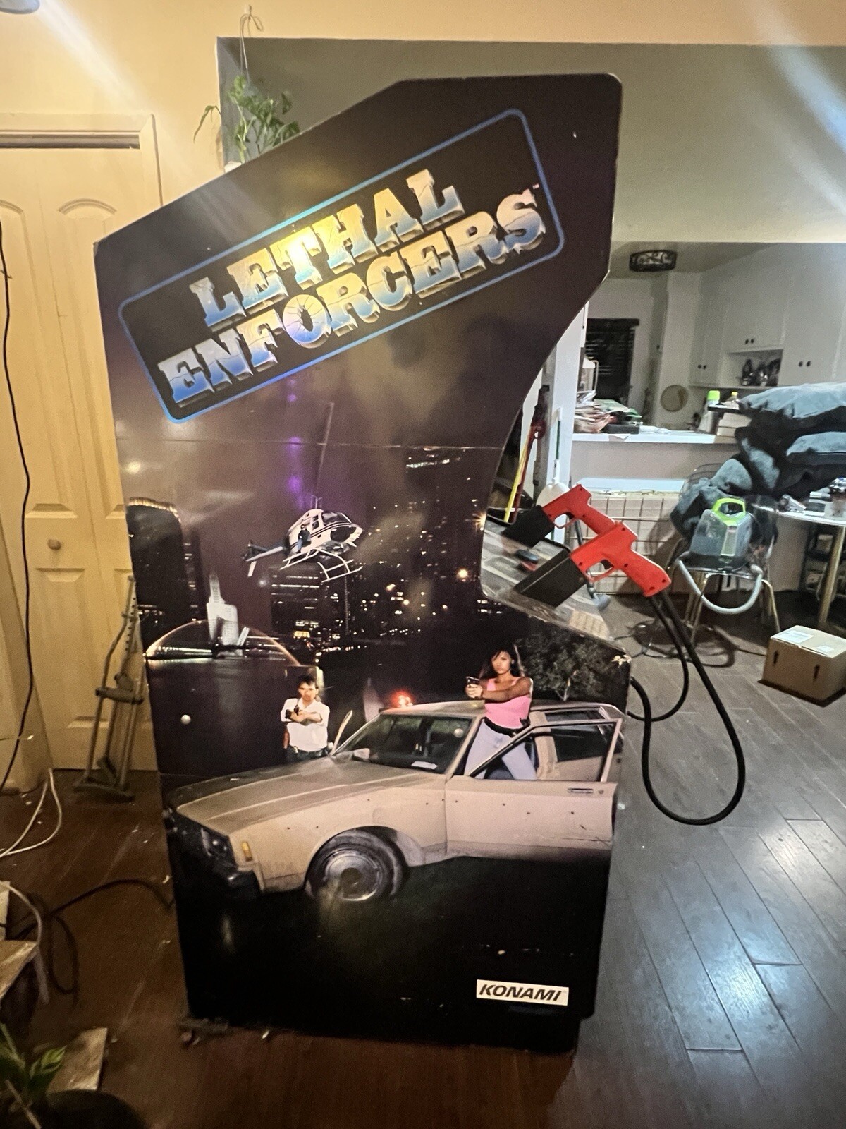 VINTAGE ARCADE GAME – 1992 KONAMI LETHAL ENFORCERS – WORKING – *RARE*