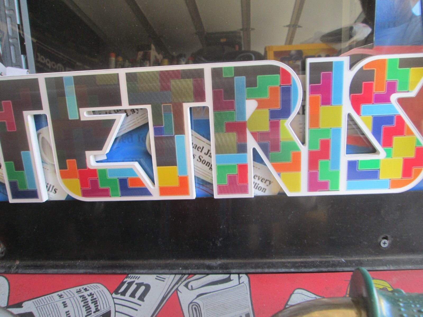 Tetris Prism ARCADE GAME Wood COOL SIGN VINTAGE LOOK VIDEO PINBALL AMUSEMENT