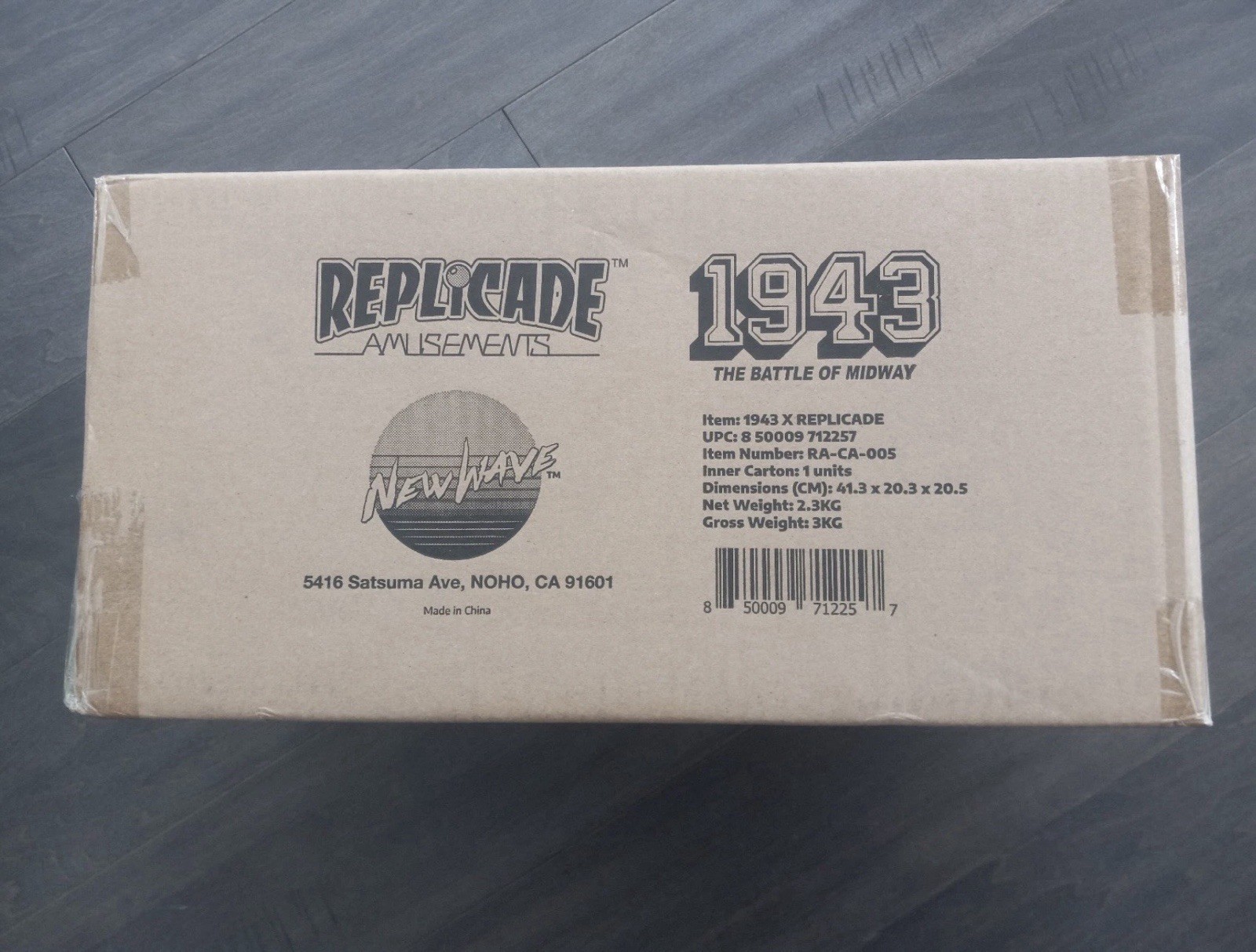 New Wave Toys Replicade 1943 X Arcade BRAND NEW FACTORY SEALED