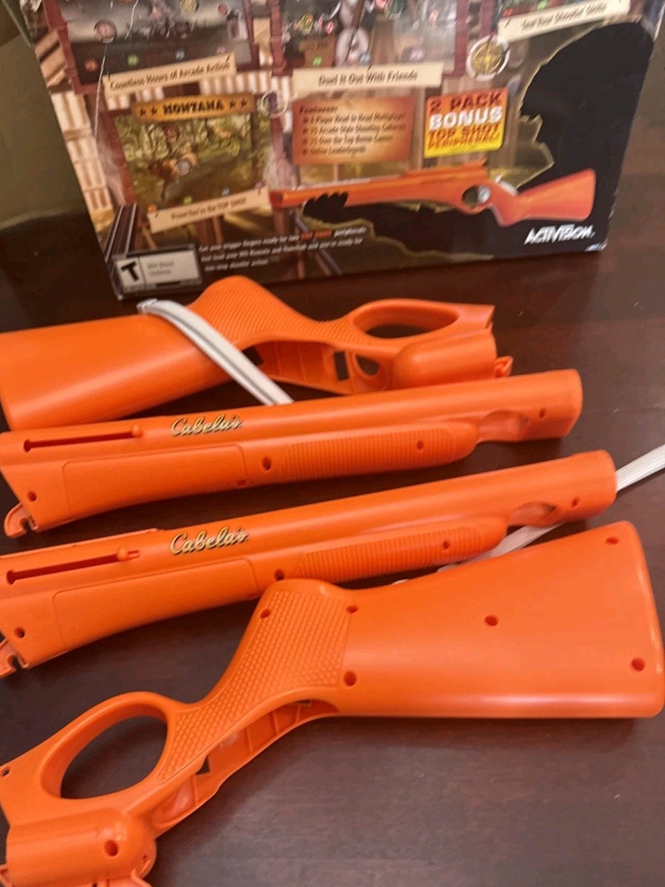 Top Shot Arcade Limited Edition 2 Pack Plus 2 Games For Wii Cabelas’s