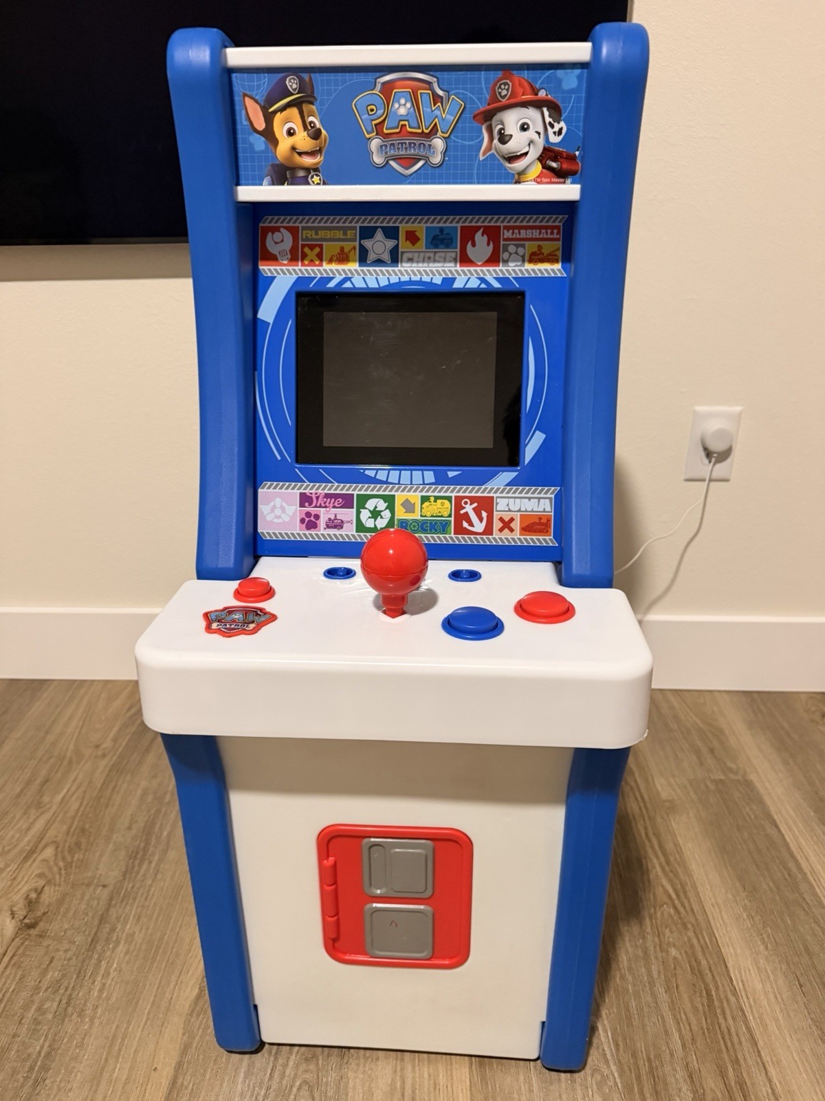 ARCADE 1UP PAW PATROL JR ARCADE GAME W/STOOL – EXCELLENT CONDITION! 🐶🚓🔥