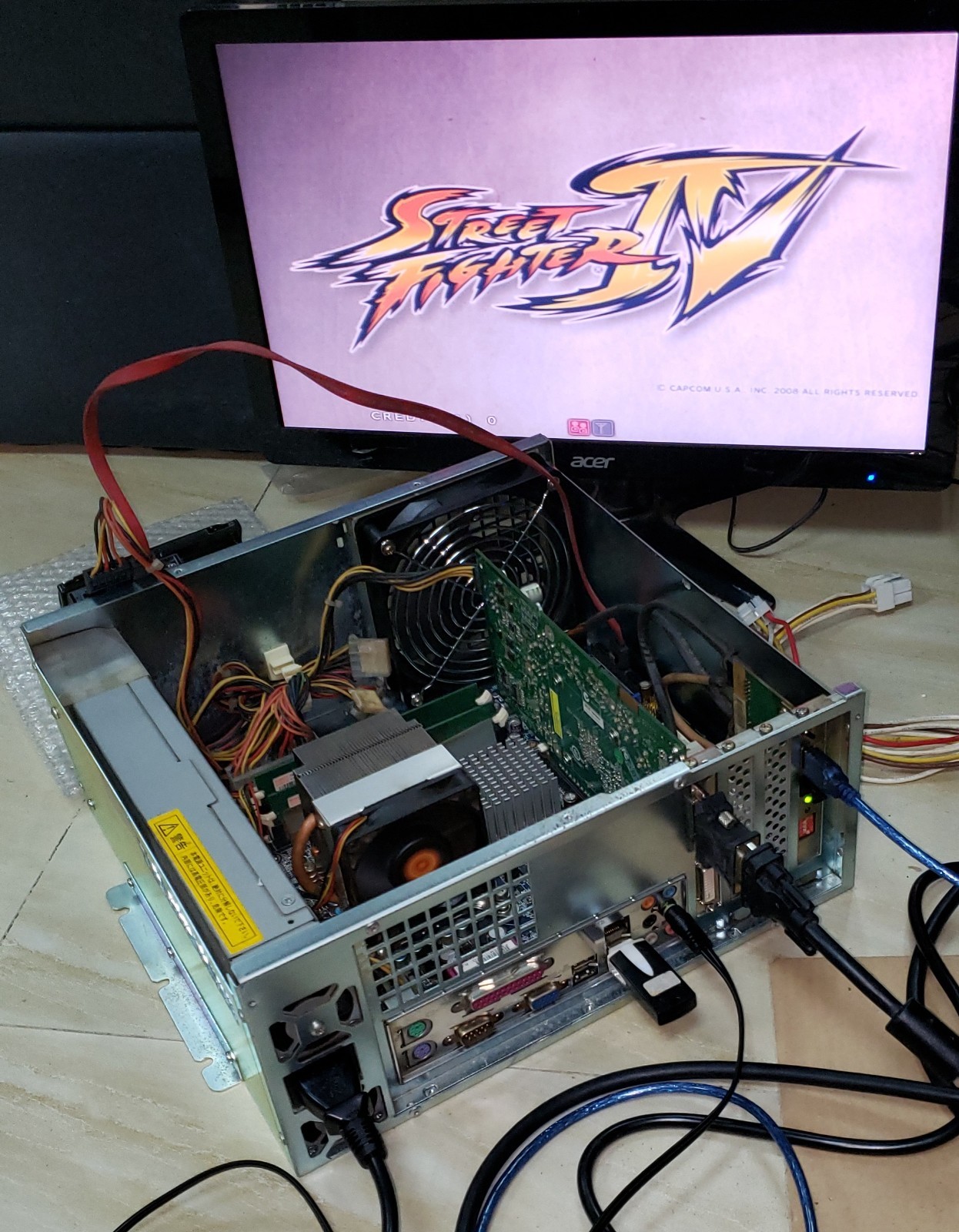 Street Fighter IV HDD Kit With Taito Type X2 Mother Board Arcade Video Game