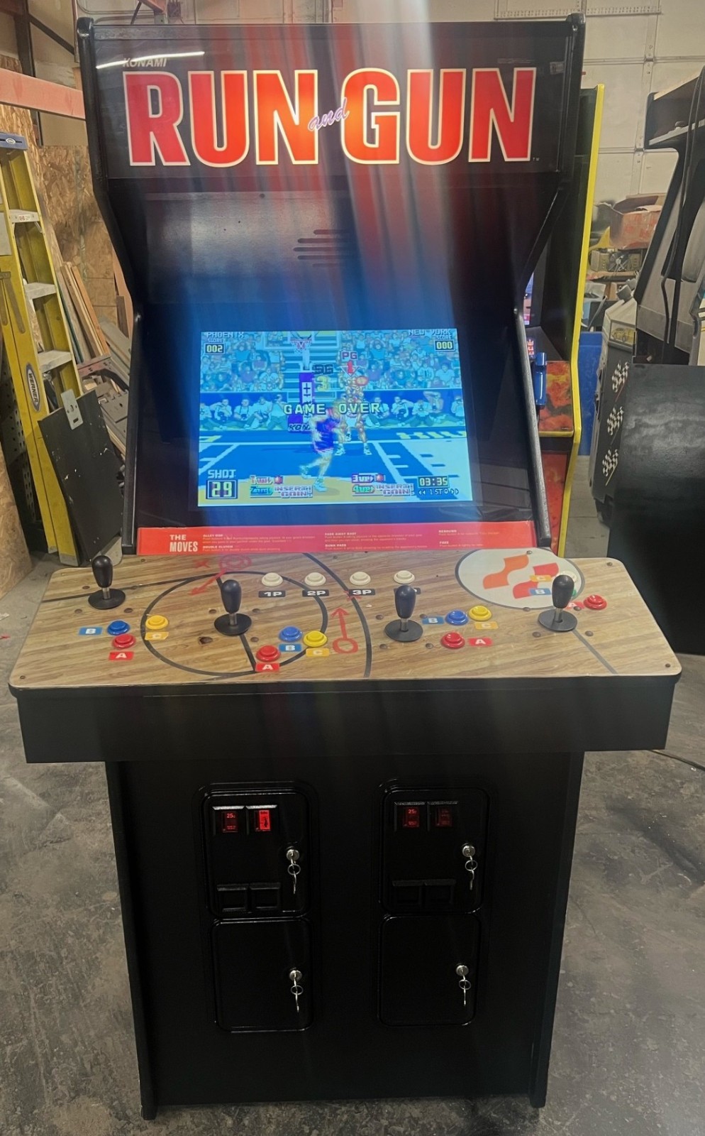 RUN AND GUN ARCADE MACHINE by KONAMI 1993
