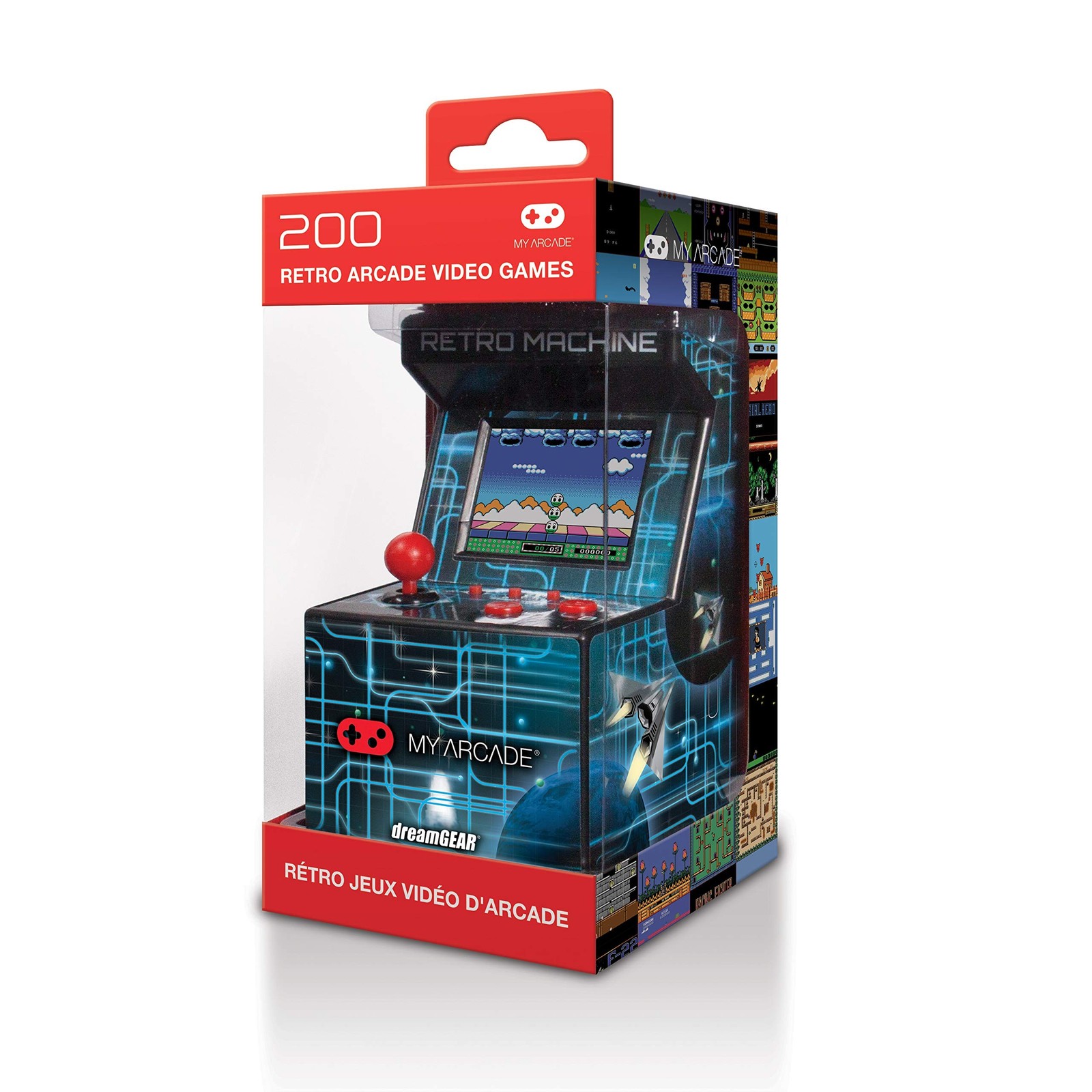 My Arcade Retro Machine Playable Mini Arcade: 200 Retro Style Games Built In,…