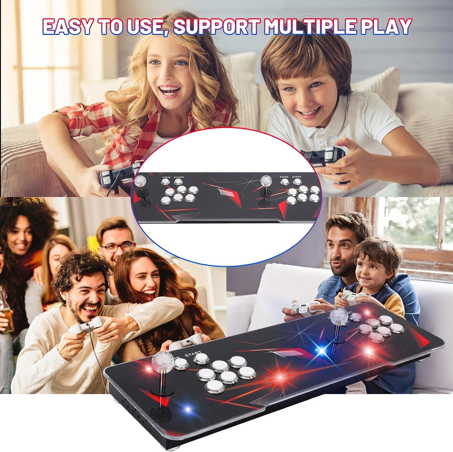 【 35000 Games in 1 】 70S Pandoras Box Arcade Game Console Retro Game Machine for