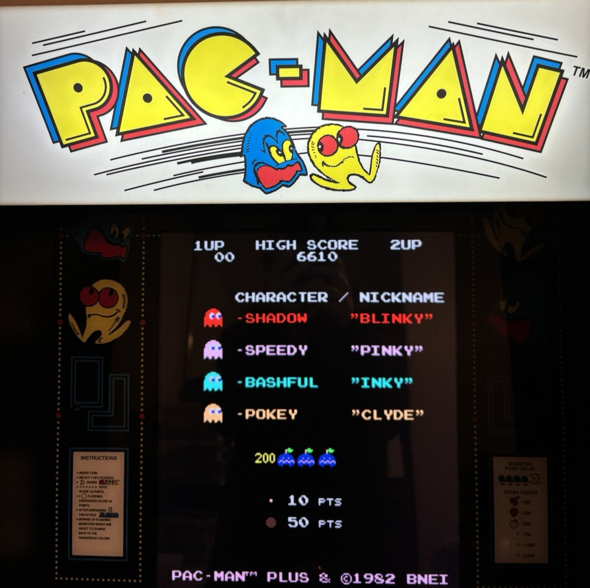Arcade1up Pac-Man 12 in 1 legacy edition