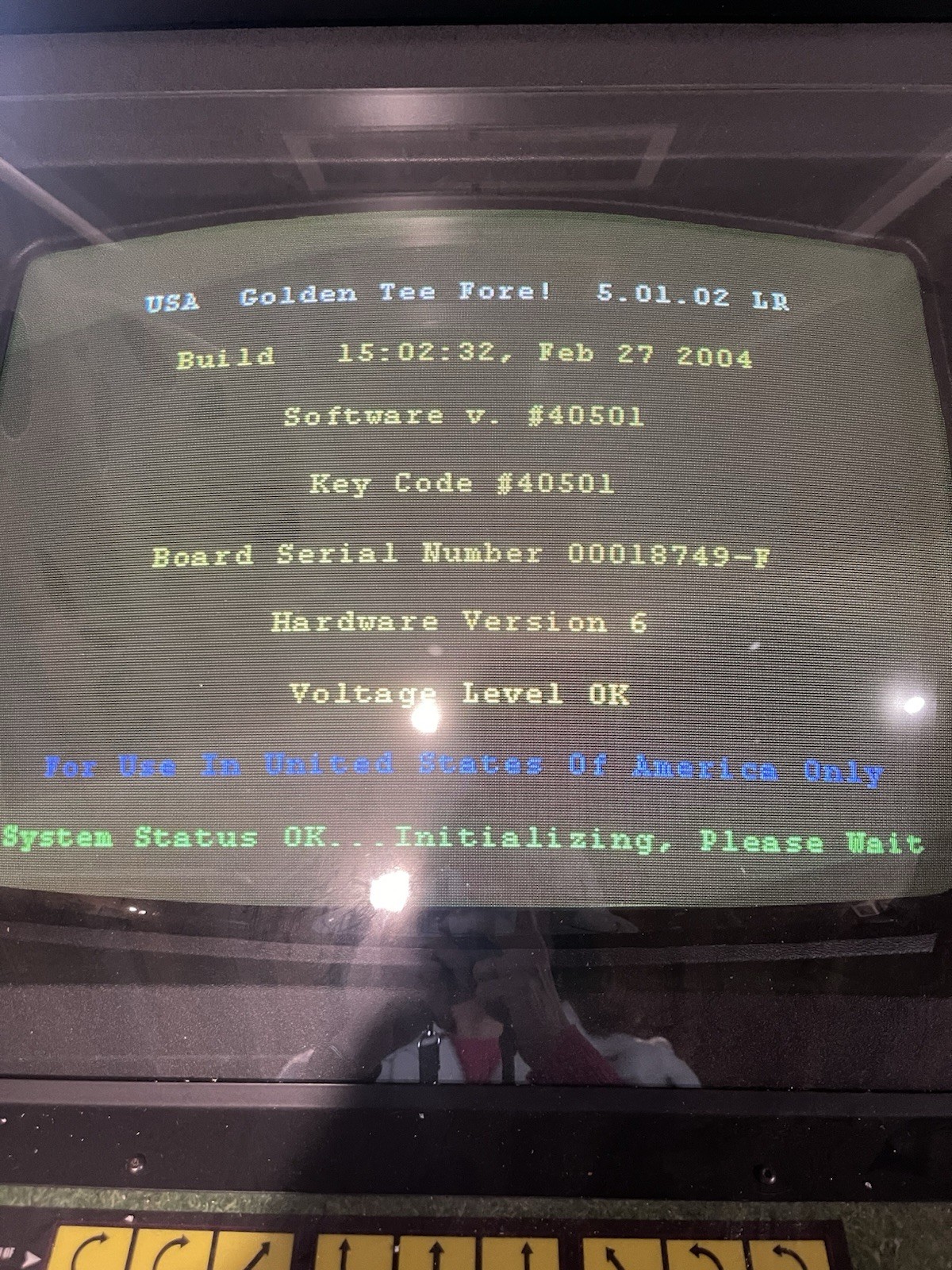 Golden Tee ‘99 Arcade Machine Golf Game Software Updated (2004) 25” CRT Works