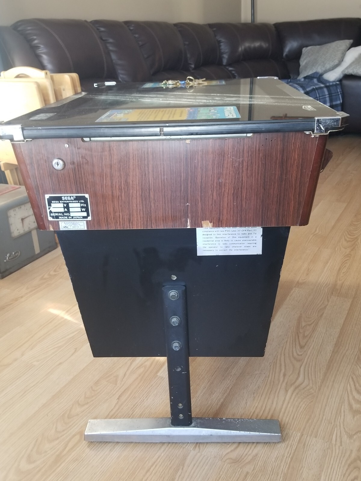 Frogger Cocktail Table Arcade Game Coin Op With Locks Keys Original Survivor