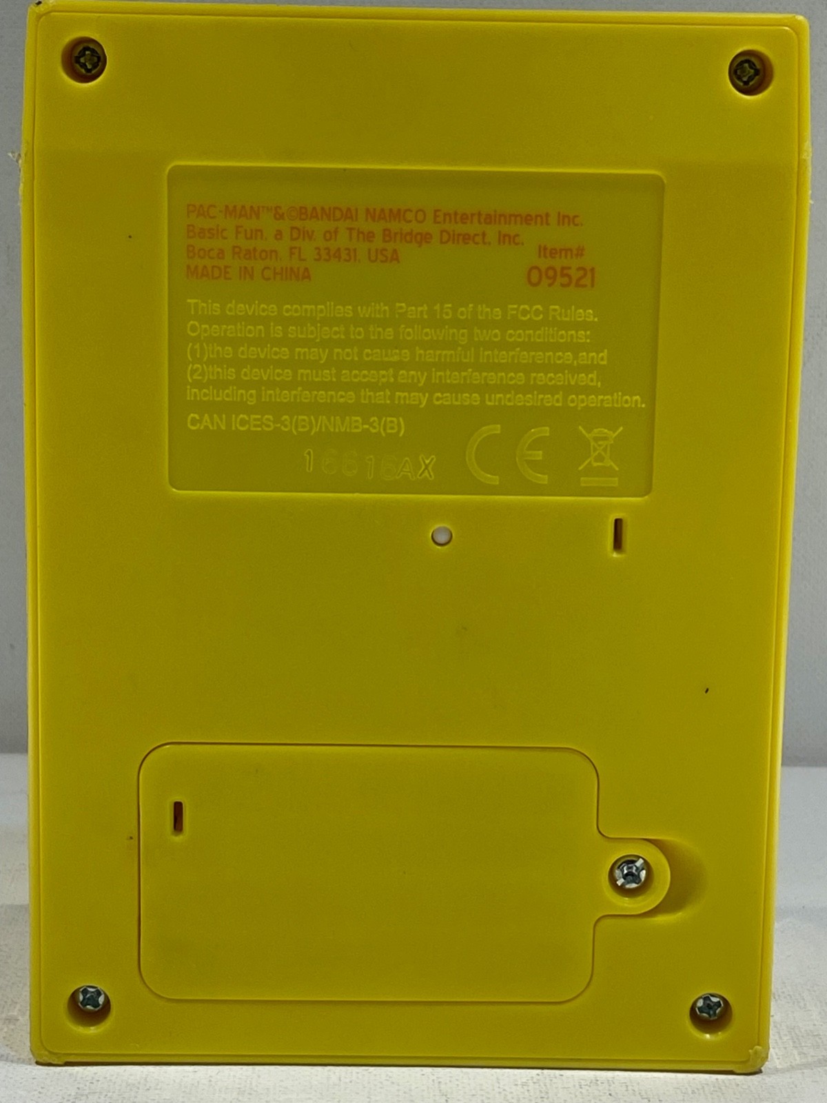 Mini Desktop Pac Man replica Arcade Game Battery Operated Working Old School