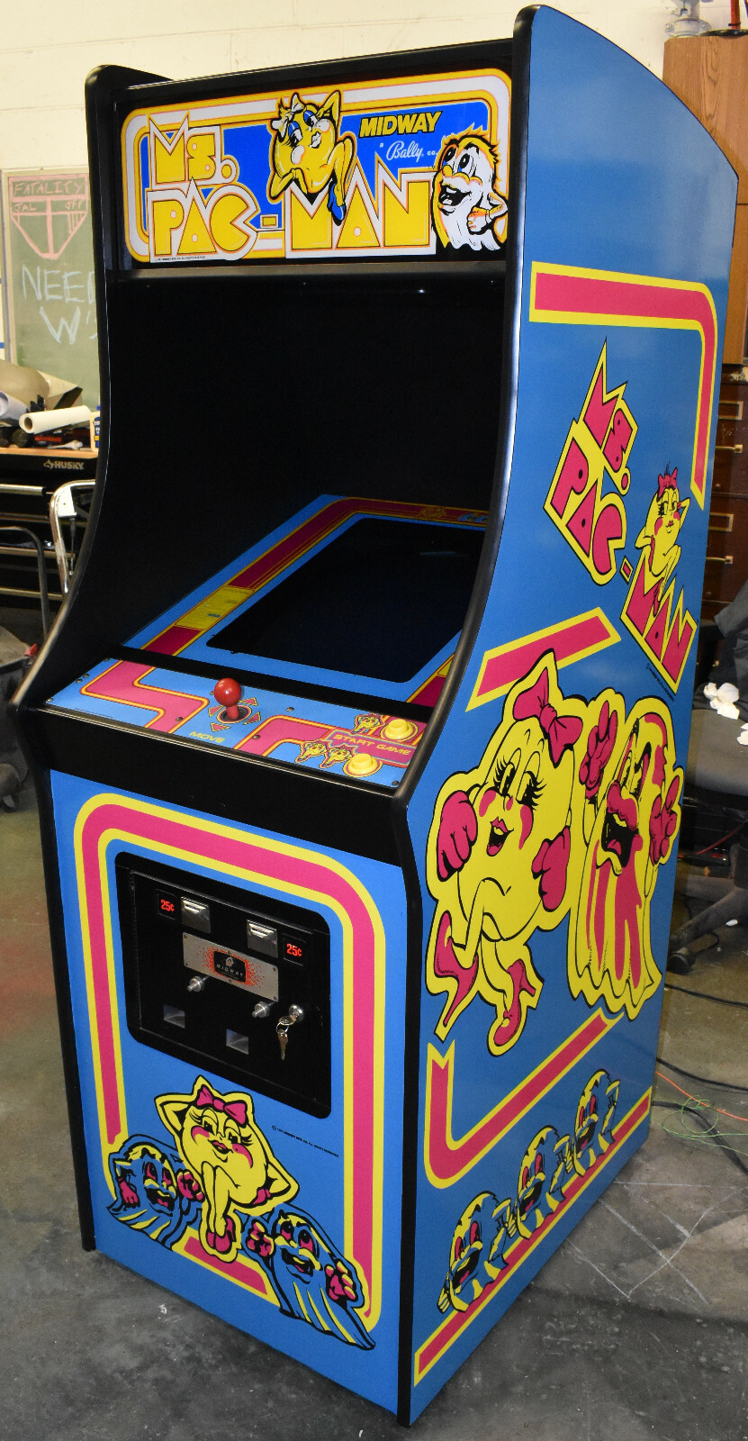Ms PAC-MAN ARCADE MACHINE