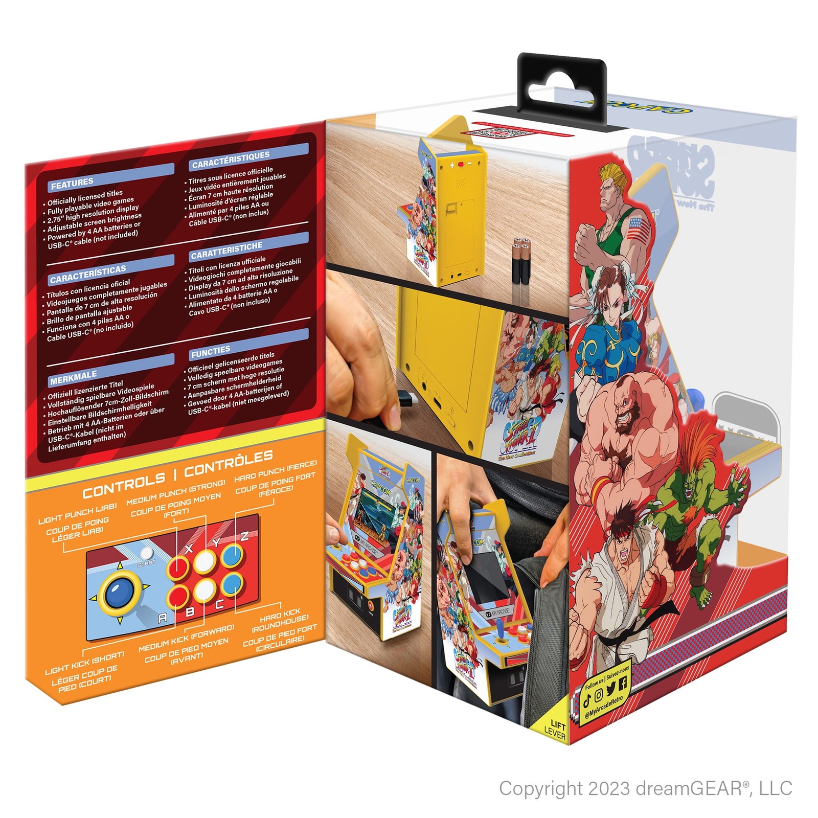 Arcade Micro Player Pro Super Street Fighter II and The New Challengers & Street