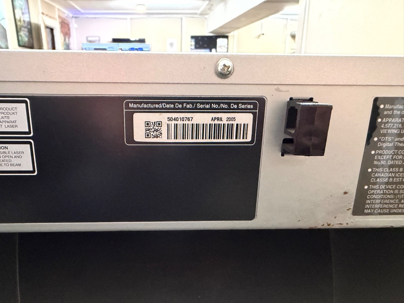 Insignia DVD / VHS combo model DVD040924 (no remote)