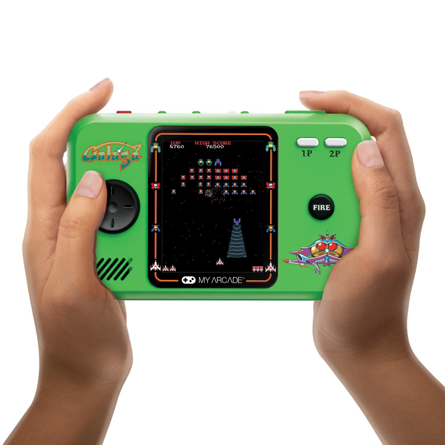 My Arcade Galaga/Galaxian Pocket Player Pro: 1.14″W X 3.40″H X 5.40″D, Multi