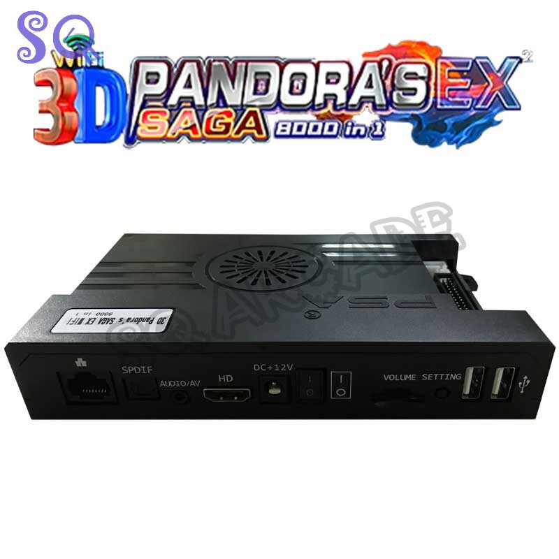 3D pandora box Saga EX 8000 Game Board home version Arcade game HDMI