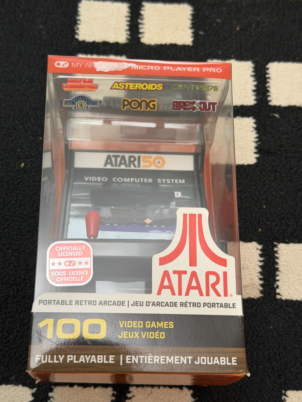 My Arcade Micro Player Pro Atari 50th Anniversary 100 Games Retro Arcade
