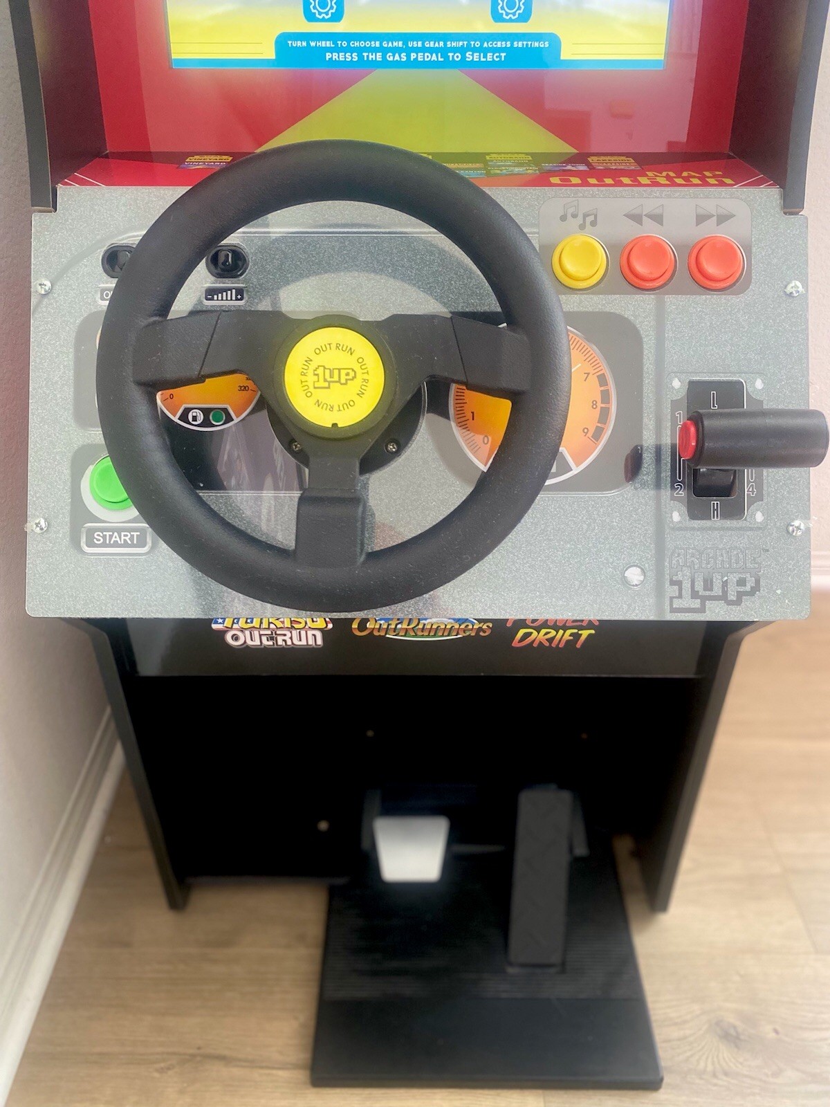 Arcade1up Sit Down Outrun with Bench