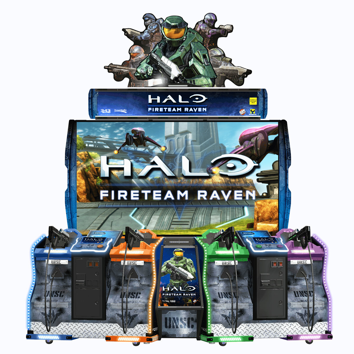 Halo Fire Team Raven 4 Player Gun Game