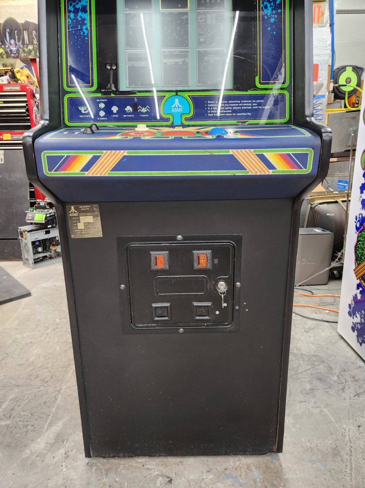 CENTIPEDE Stand Up Full Size Arcade Machine Classic Video Game 9 Games in 1 (#1)