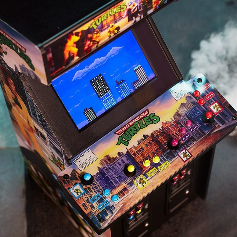 Official TMNT – Turtles in Time Quarter Size Arcade Cabinet-Exclusive Signed CE