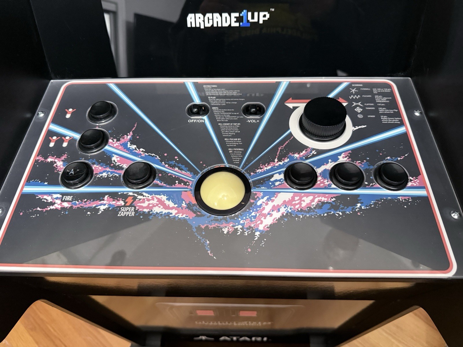TEMPEST – Atari Legacy Edition / Arcade1Up – 12 Games with Riser & Tempest Stool