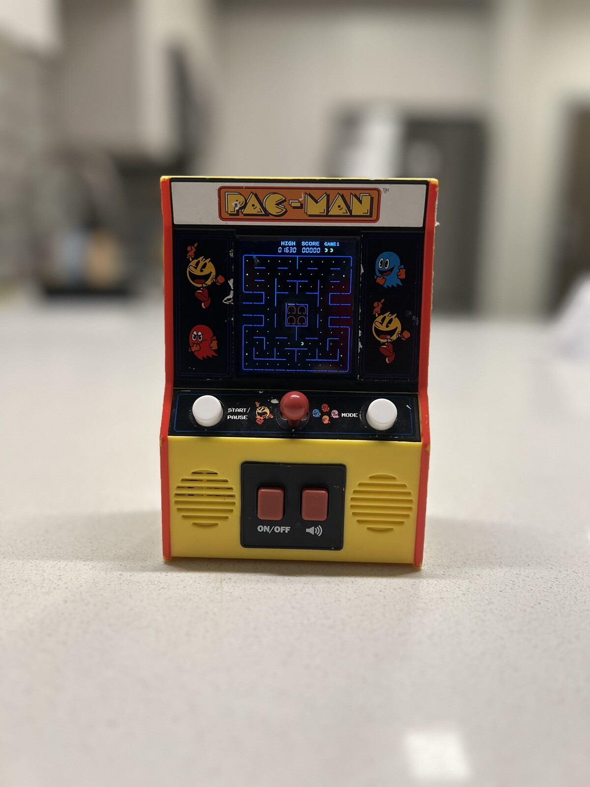 PAC-MAN Mini Arcade Game Used WORKS