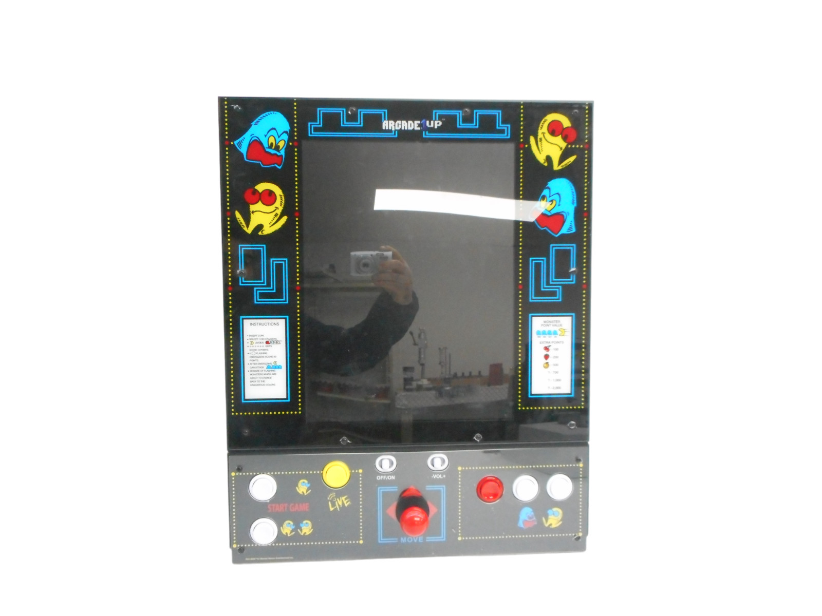 Arcade1Up – PAC-MAN Deluxe Arcade Machine -SCREEN Control only
