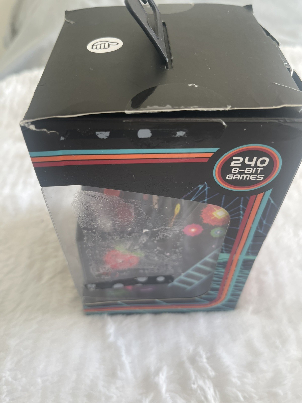 Mini Arcade Machine, 240 Built-In 8-Bit Games, 2.5” Full Color Screen.