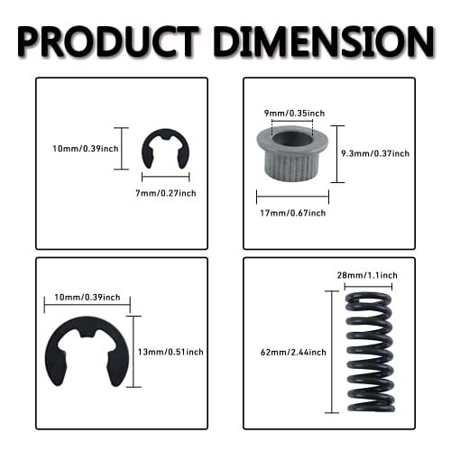 Door Hinge Pin Bushing Repair Kit + Spring Tool for Chevy GMC C1500 C2500 K1500